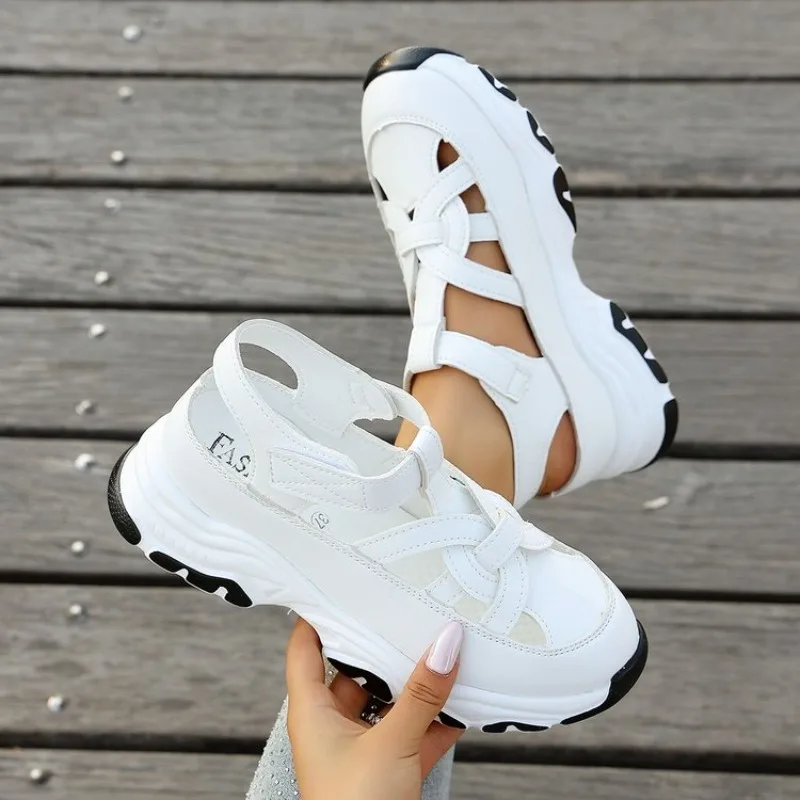 Ethnic Modern Fashion - Damen Komfort Orthopädische Sport-Sandalen Lässige Chunky