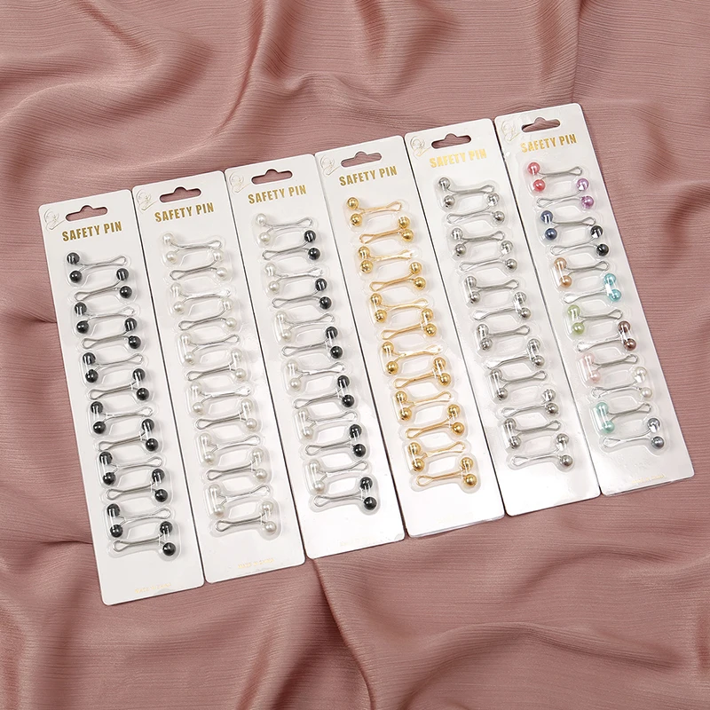 Ethnic Modern Fashion - 12 teile/beutel Muslimischen Hijab Pins Schal