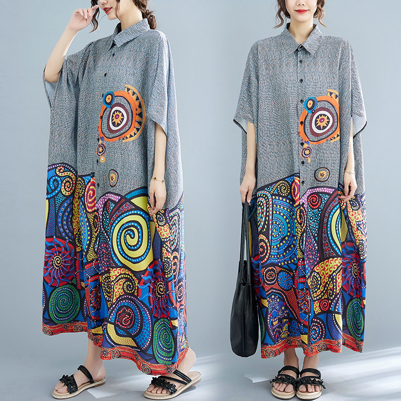 Fashion Ethnic Indian Clothing - Indische Pakistani Kleid Frauen Böhmischen Stil