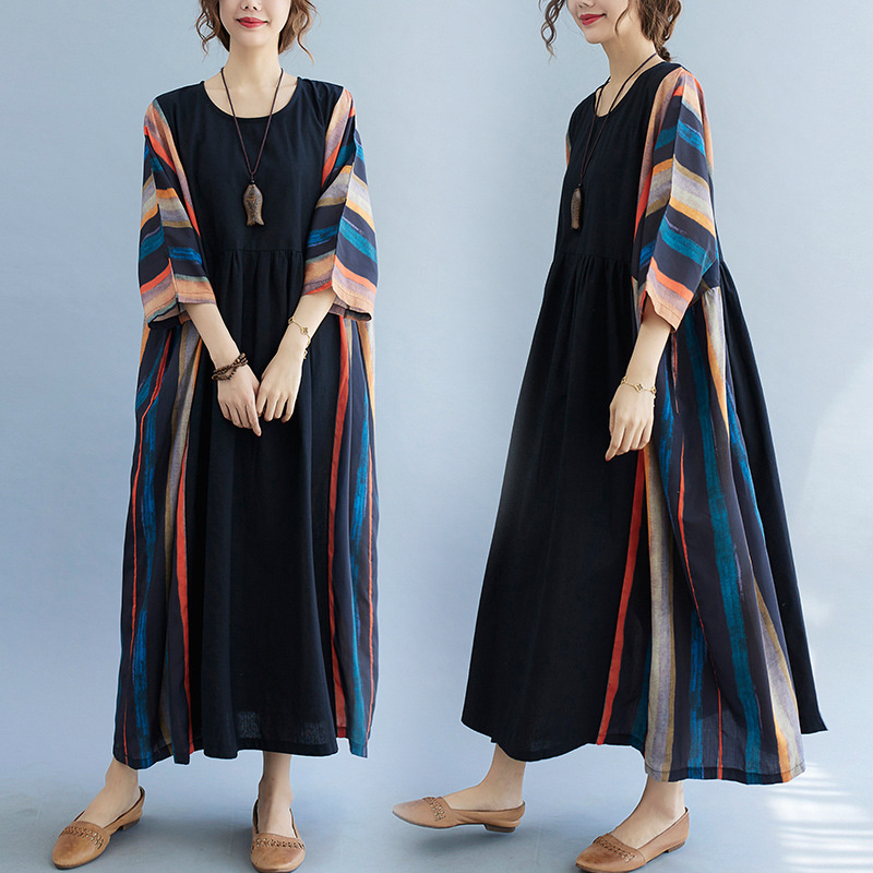Fashion Ethnic Indian Clothing - Indisches pakistanisches Kleid für Damen, böhmischer