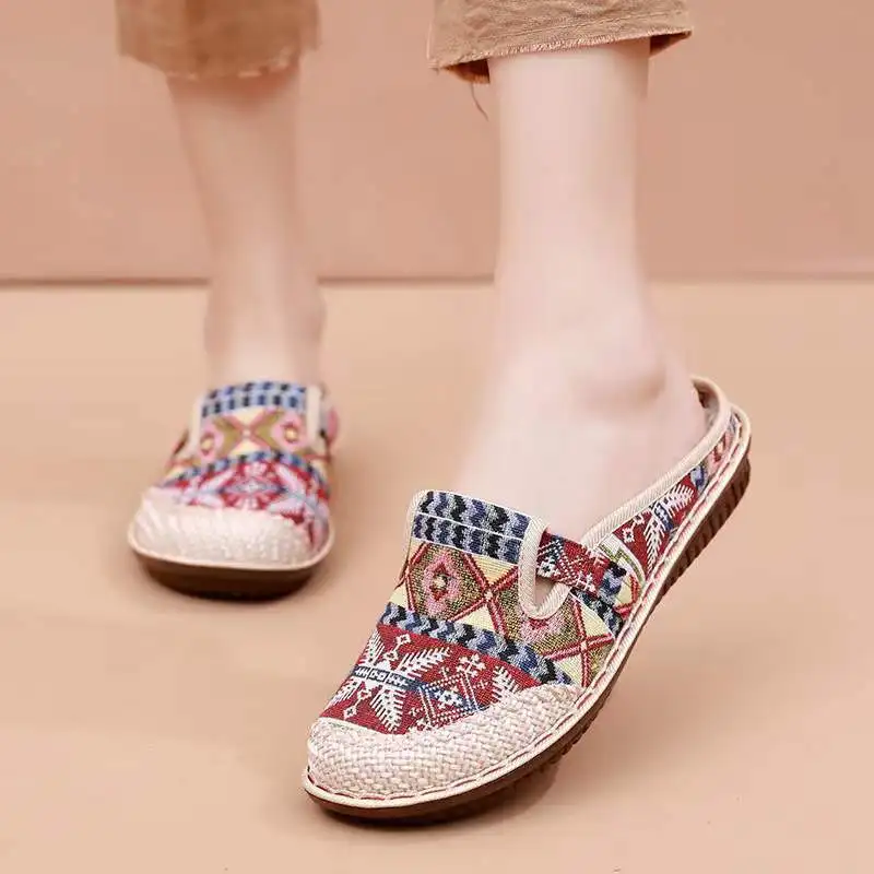 Ethnic Fashion Walk - Frauen ethnischen Stil Hausschuhe Mode Frauen