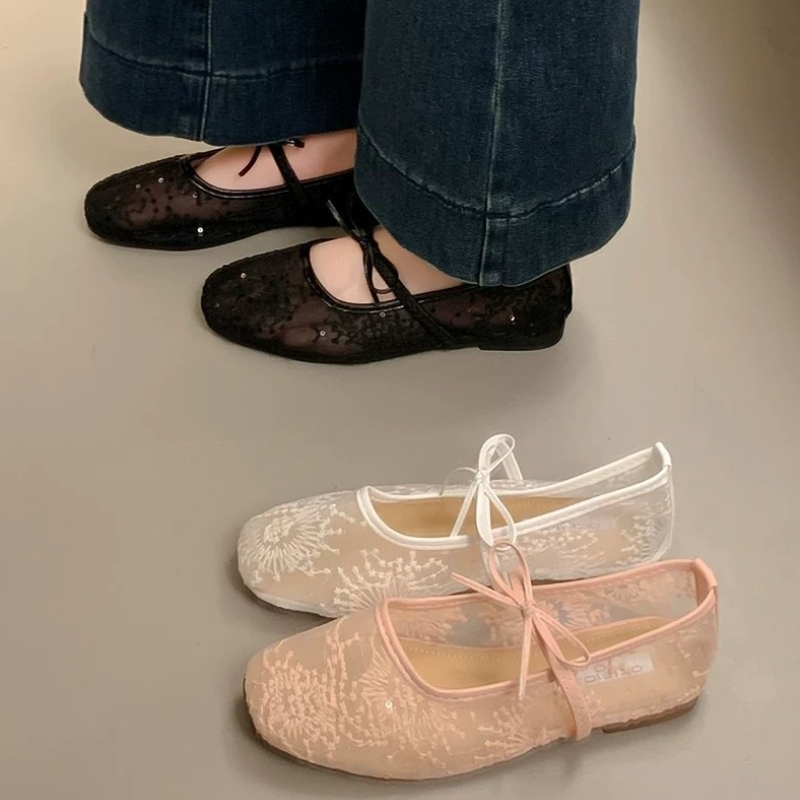 Ethnic Fashion Walk - 2026 Damen Frühling Sommer Ballerinas Atmungsaktive
