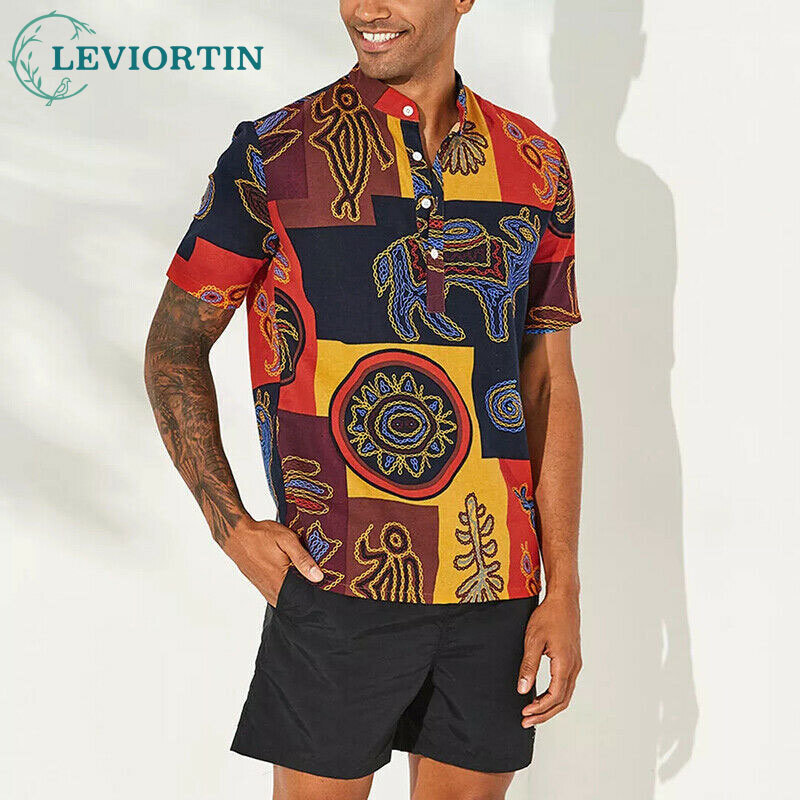 Men'S Ethnic Fashion Trends - 2022 Sommer neues europäisches und amerikanisches