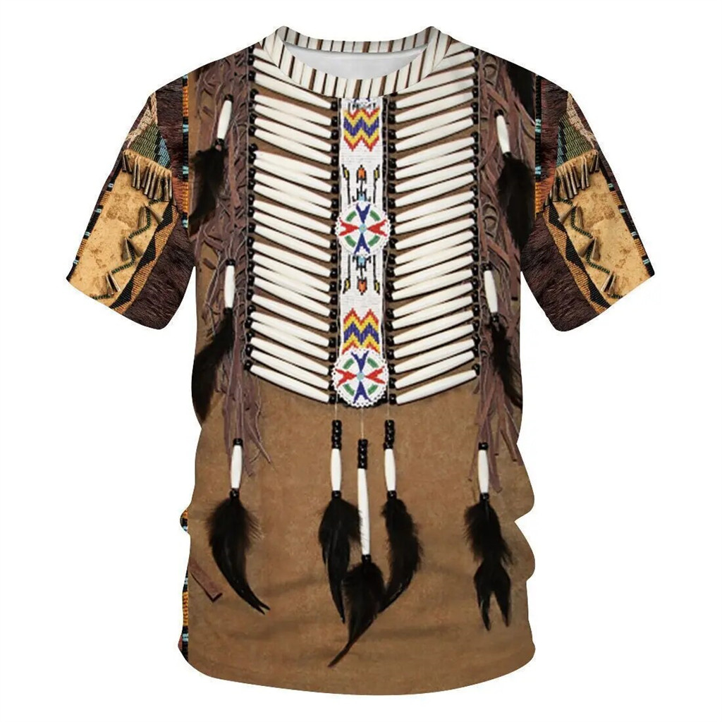 Fashion Ethnic Indian Clothing - Sommer Indischer Ethnischer Stil 3D-Druck T-Shirts