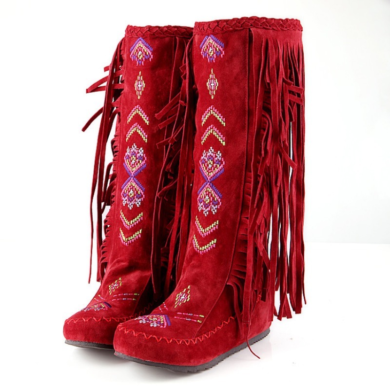Quastenstiefel Handgefertigte  – Ethnic Fashion In Bewertung und Preis