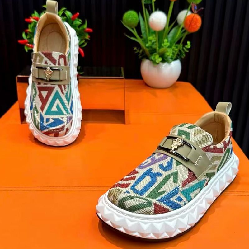 Ethnisch bedruckte Herrenschuh – Ethnic Fashion Walk Bewertung und Preis