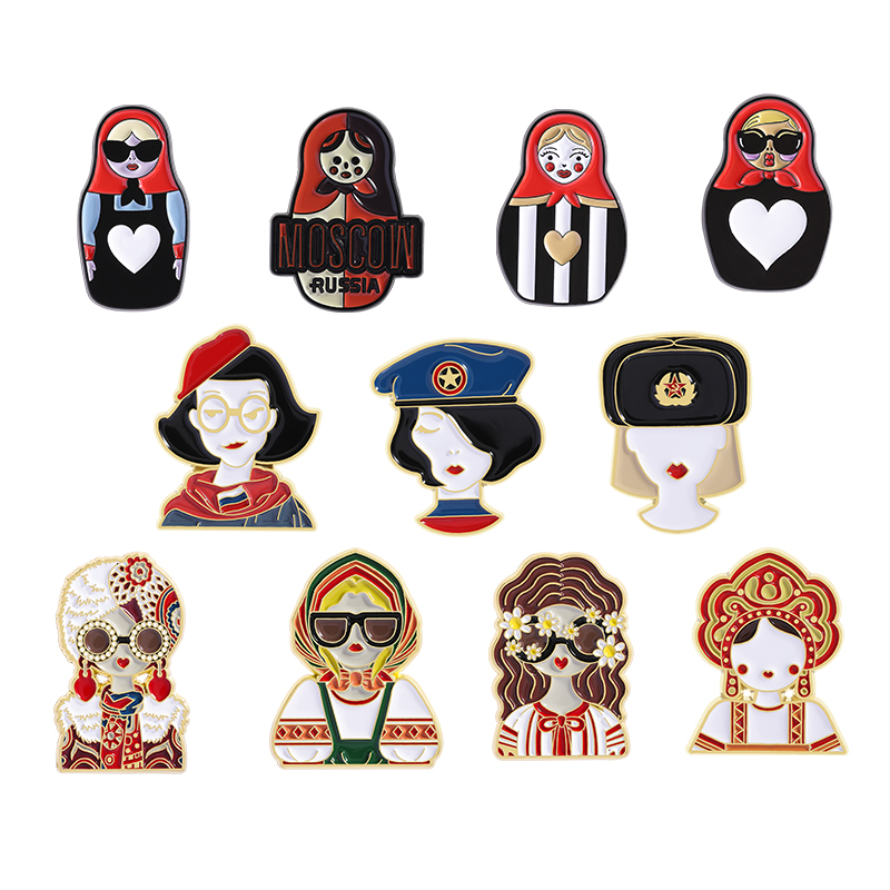 Cartoon Russische Mädchen Char – Ethnic Fashion Images Bewertung und Preis