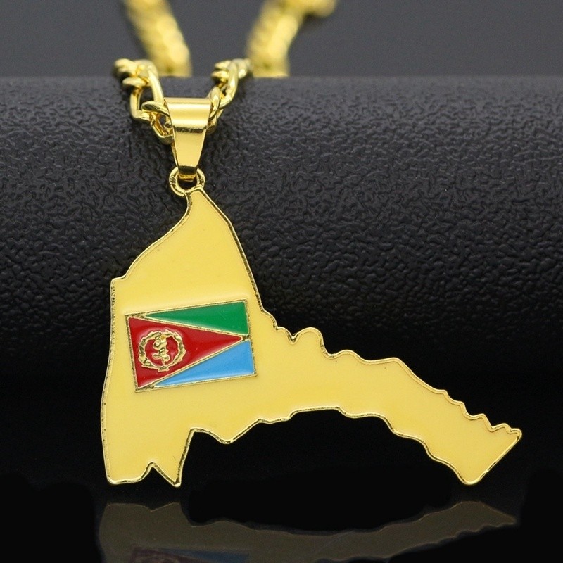 Exquisite Eritrea Karte Anhäng – Men'S Ethnic Fashion Trends Bewertung und Preis