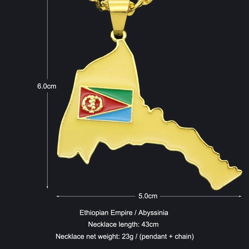 Exquisite Eritrea Karte Anhäng – Men'S Ethnic Fashion Trends Bewertung und Preis