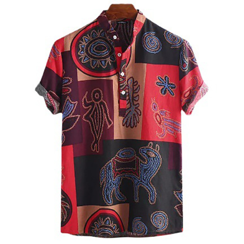 2022 Sommer neues europäisches – Men'S Ethnic Fashion Trends Bewertung und Preis